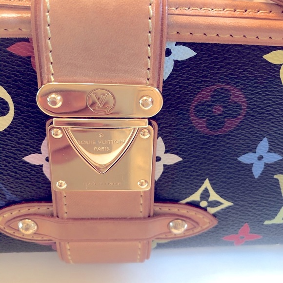 Louis Vuitton Shirley Murakami Monogram Multicolor Crossbody Bag Clutch Purse - Picture 3 of 13